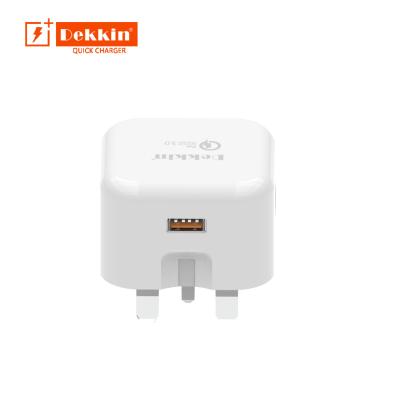 China Dekkin Quality QC3.0 40W Phone Chargers Palladium Fast Charging Portable Charger for sale