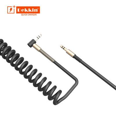 China 3.5mm quick-fill male to AUX cable. high quality male metal braided audio head wire for sale