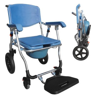 China Water Proof New Shower Commode Multifunctional Folding Wheelchair for sale