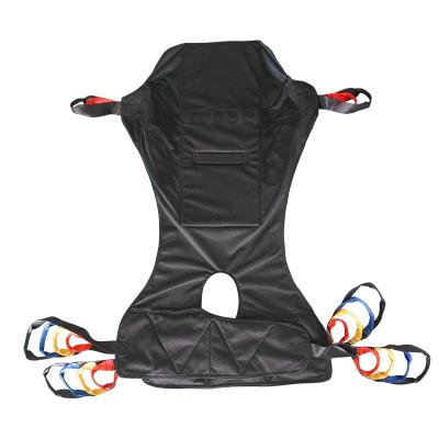 China Transfer Older Back Support Full Body Mesh Shower Patient Lift Transfer Sling For Disabled for sale