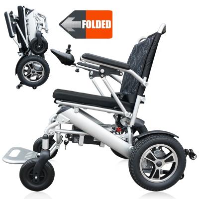 China Water Proof Portable Automatic Folding Electric Motors Lightweight Wheelchair for sale