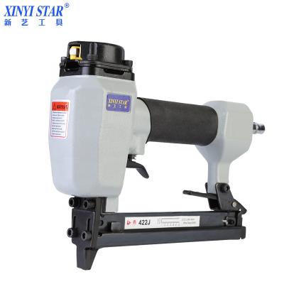 China XINYI 20ga 422J Pneumatic Air Staple Gun Air Stapler for Pin Wood Furniture Staple Pneumatic Tools 422J for sale