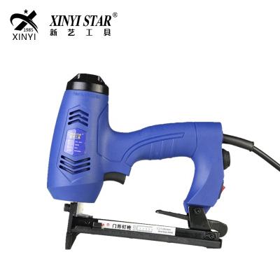 China XINYI 1013J Electric Gun Machine Manual AC Stapler Staple Gun Tacker 100pcs for sale