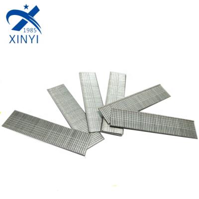 China Widely use XINYI F tack nails hand tacker 1000PCS/BOX F nail handing wood frame nail tips for sale