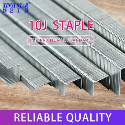 China XINYI 1013J Flat Landscape Staples Joint Nails Wholesale For Sofa Bed Cabinet Upholstery Stapler Pin For Furniture Wood Factory for sale