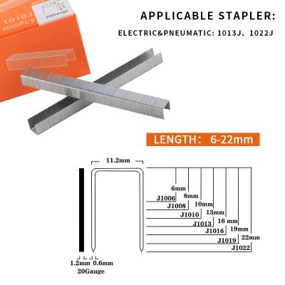 China XINYI 1016J flat staple pin polygel nails for furniture upholstery accessories U pin steel paslode wire nails common grapa for sale