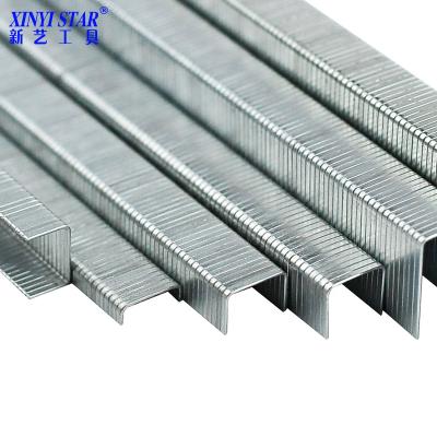 China XINYI 1008J flat staples strips nails for furniture upholstery stepler for pinning common nails building neil wholesale nails for sale