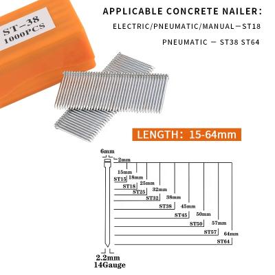 China XINYI 14 GA ST57 Flat Nails Decoration Flat Concrete Cement Nails #55 Stainless Steel Nails for sale