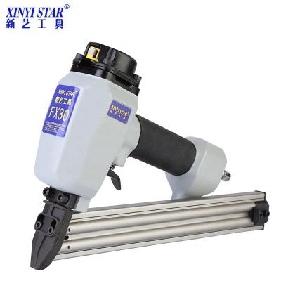 China XINYI 20 Degree FX30 Angled Finish Nailer Nailer Stapler Gun Pneumatic Angled Hardwood Gun Air Draft Area Gun Nailer FX30 for sale