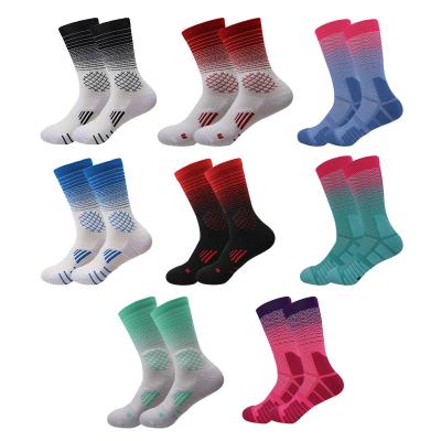 China Factory Customized and Wholesale High Quality Medium Socks Anti Slip Tube, Anti Slip Football Running and Recycling Socks for sale