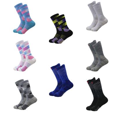 China Anti-skid men's outdoor sports elite basketball socks bottom bicycle towel men's bicycle socks for sale