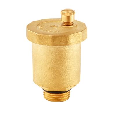 China Modern Kitchen Designs Green High Quality Brass Valves 1/2 Inch Air Vent Valve With Male Thread for sale