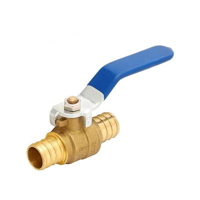 China General Green Brass PEX Valve Ball Valve, 1/2-in Cut Out Lead Free Brass PEX Ball Valve, PEX Water Valve for sale