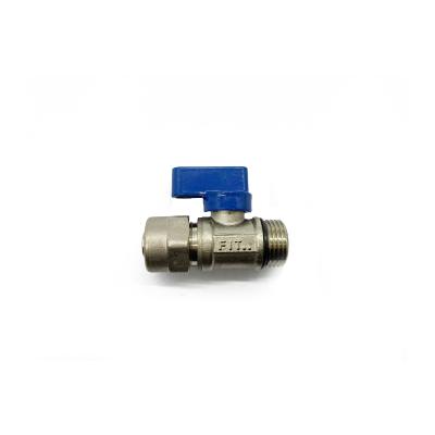 China General pex 1/2 inch green high quality blue level handle brass mini valve ball valve with connector for sale