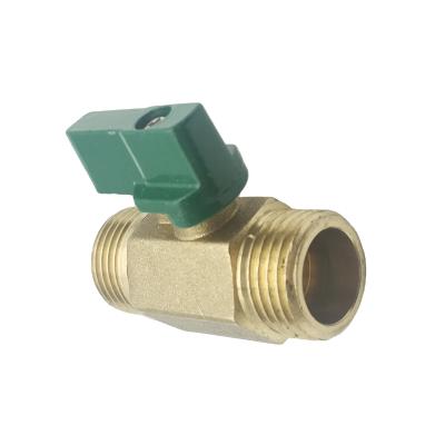 China General Green Valves High Quality Chrome Finish Mini Ball Valve Male X Brass Male for sale