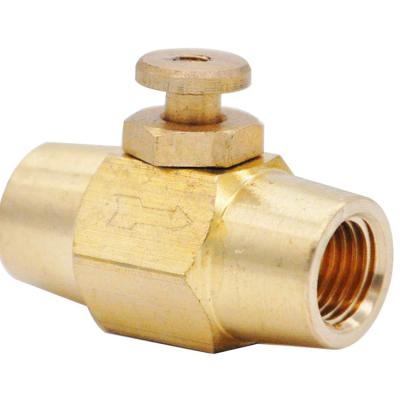 China General green square main connection DN25 valves factory direct sales two way brass ball valve for sale