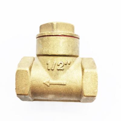 China General Green Valve CONTROL SWING BRIDADO VALVULA CONTROL SWING Brass Check Valve With Seal for sale