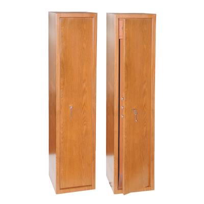 China Home Wood Grain Security Gun Cabinet Safe Security Box for sale