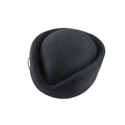 China Character Women's Wool Felt Winter Pillbox Beanie Fedora Hat for sale