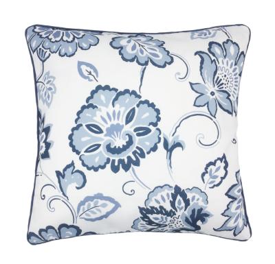 China Focus Sketch Cushion Floral Wholesale Decorative Floral Pillow For Outdoor for sale