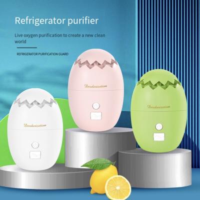 China Hotel Car Air Purifier Filter Household Refrigerator Ozone Generator Deodorizer for sale