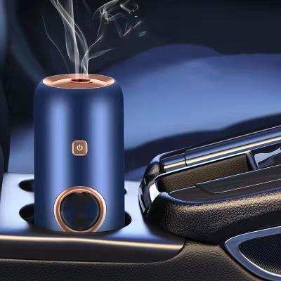 China Smell Comfortable Portable Ultrasonic Car Diffuser Humidifier Aromatherapy Machine Aroma Diffuser for sale