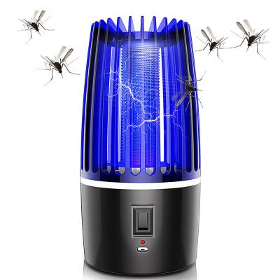 China New Viable Free Charging USB Ultraviolet Radiation Mosquito Killer LED Electric Shock Mosquito Killer Lamp for sale