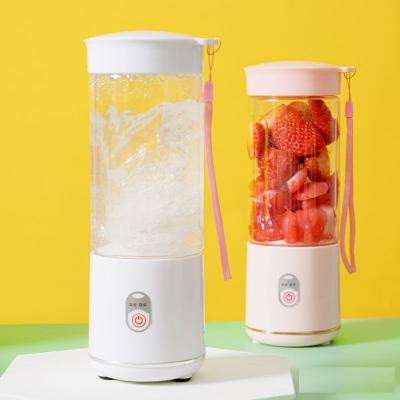 China Retro Electric Blender Smoothie Blender Fruit Juicer Machine Easy Handling Plastic Juicer Cordless Smart Extractor Machine for sale