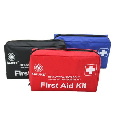 China Car Kit Nylon First Aid Medical Kit DIN13164 70D Soft Nylon Bag for sale