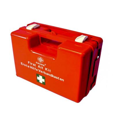 China Convenient Promotional Outdoor Travel First Aid Kit Medical Red Emergency First Aid Kit Box With Waterproof CE Approved for sale