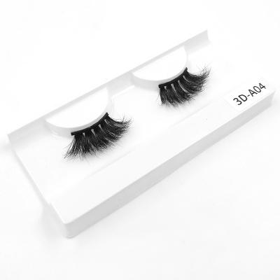 China Demi Wispies Lash Packaging Box Durable Luxury Private Label 3d Mink Eyelash Strip In Half False Eyelashes for sale