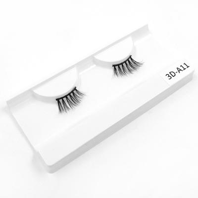 China Mink Lashes Strips Fluffy Tape Demi Lashes Semi Permanent 3d Vendor Cluster Long Lasting Eyelashes 25mm Demi for sale