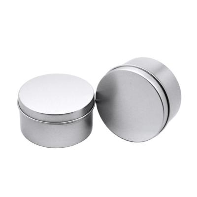 China Custom Printing Flip Lid Aluminum Cosmetic Tin Jar 100ml For Skin Care Cream With Multiple Size Colors for sale