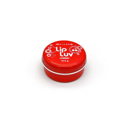 China 20g 20ml 40*20mm Aluminum Jar Flip Top Red Solid Cosmetics Cheek Lids Removable Perfume Cosmetics for sale