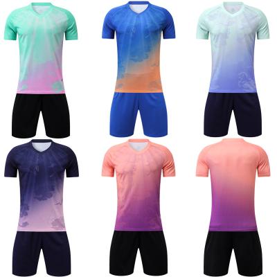 China Custom Men's Football World Cup Moisture Wicking Team Soccer Wear Training Suit Tank Tops Uniform Set for sale