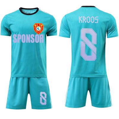 China Wholesale Football Soccer Jersey Wicking 2022 Moisture Set Custom Club Logo American Football Wear for sale