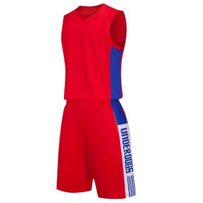 China Custom Wicking Logo Number Sublimation Embroidery Breathable Mesh Basketball Wear Basketball Uniforms Moisture Tank Top for sale