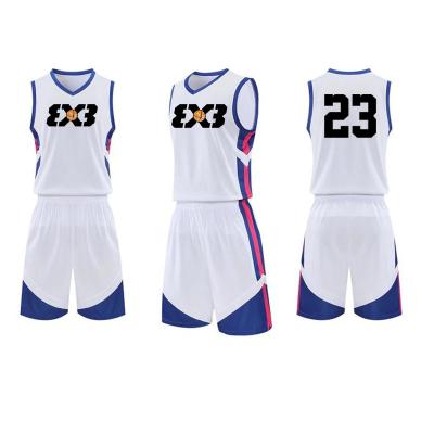 China Custom Cheap Basketball Shirt Shorts And Tops Latest Design Breathable Cool Sublimation Basketball Uniforms for sale