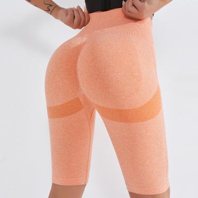 China 2022 Women's Quick Dry Breathable Comfortable Activewear Shorts Waisted Running Yoga Shorts Crac! crack! sexy gym seamless high sports for sale