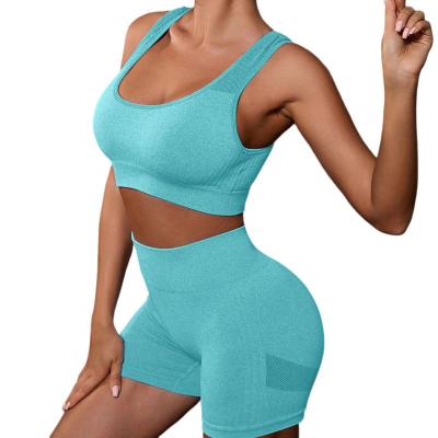 China Wholesale Fashion Breathable Yoga Wear Women's Waist Active High Hip Workout Lifting Pants And Bra for sale