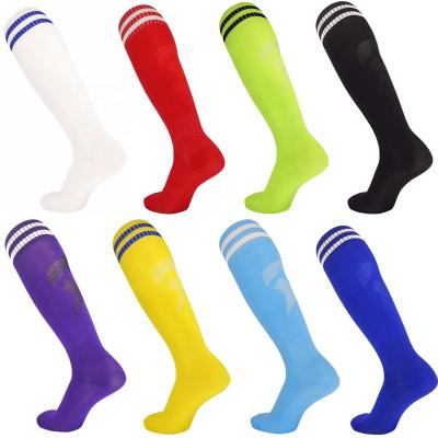 China Wholesale Cheap Breathable Sports Stockings Customize Long Soccer Socks for sale