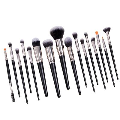 China Flat Brush 16 Makeup Set Brush Blackcurrant Makeup Foundation Brush Eye Brush Factory for sale