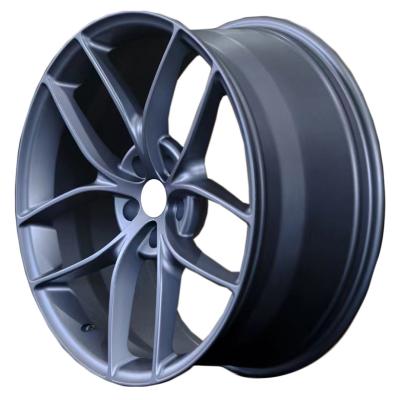 China Passanger Car Five Spoke 18 19 20 Inch Matte Gunmetal T6061 Forged Alloy Wheel 5x114.3 Passenger Car Rims Fit for Tesla Model 3 Model Y Rims for sale