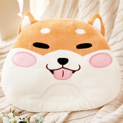 China Hot Selling Anti-pilling Newborn Baby Sleep Pillow Cotton Cute Cute Colorful Head Shaping Pillow Animal Shaped Pillow for sale