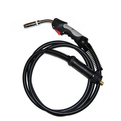 China Jingyu 3m cable MIG torch mb25ak brass and copper MIG torch for BZL gas cooled welding machine parts for sale