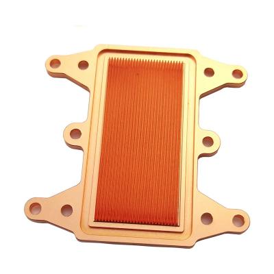 China Heatsink made in china wholesale skived cooling copper fin heatsink heatsink pad for laptop gpu for sale