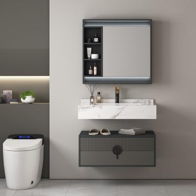 China Luxury Hotel Modern Design Mirror Bathroom Vanity Bathroom Vanity Furniture for sale