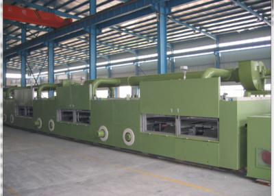 China HMI PLC Controlled Hot Air Stenter Machine , Heat Setting Stenter 15KW Padder Motor for sale