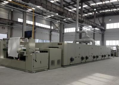 China Fabric Stretching Hot Air Stenter Machine , Stenter Finishing Machine Non - Lubricated Chain for sale