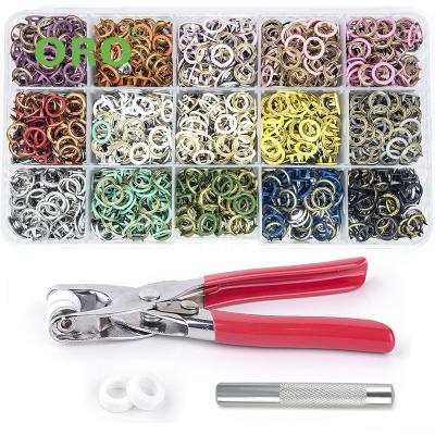 China Nickel free children's button color cavity fork snap button, 15 styles 300 sets free wholesale with installation tools and package for sale